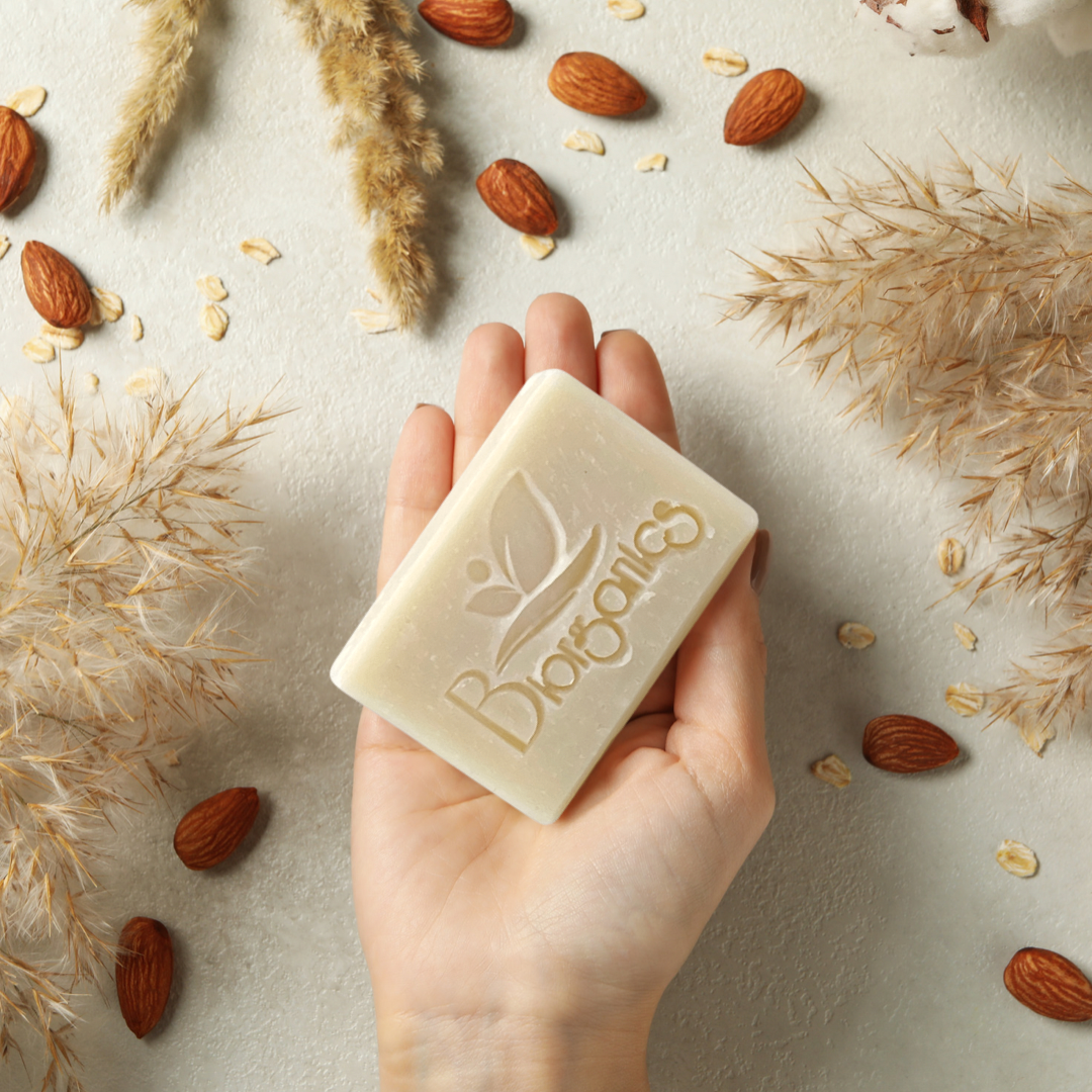 Natural soap for fresh skin, against acne and little wrinkles